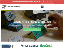 Tablet Screenshot of cursoderobotica.com
